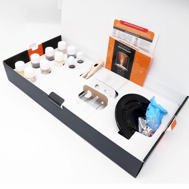 Большой набор химических экспериментов для детей "Природа огня" Большой набор химических экспериментов для детей "Природа огня"