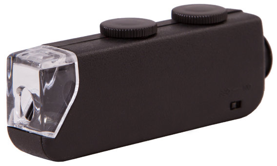 Микроскоп карманный Bresser 60x-100x со светодиодной подсветкой