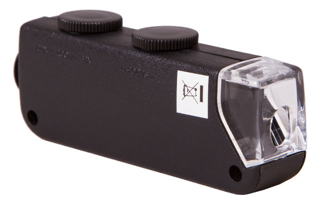 Микроскоп карманный Bresser 60x-100x со светодиодной подсветкой