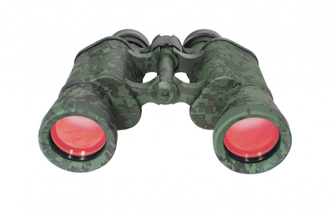 Бинокль КОМЗ БПЦc 10х40 с дальномерной сеткой рубин пиксель Бинокль КОМЗ БПЦc 10х40 с дальномерной сеткой рубин пиксель