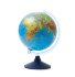 Глобус Земли физико-политический Классик Евро 250 мм с подсветкой от батареек