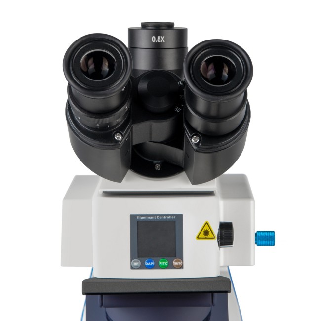 Микроскоп Микромед 3 (вариант ЛЮМ 2 LED) тринокулярный