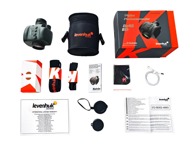 Фотомонокуляр цифровой Levenhuk Kelvin Snap ED 8x42 Фотомонокуляр цифровой Levenhuk Kelvin Snap ED 8x42