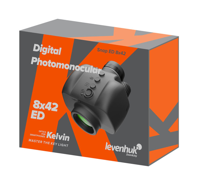 Фотомонокуляр цифровой Levenhuk Kelvin Snap ED 8x42 Фотомонокуляр цифровой Levenhuk Kelvin Snap ED 8x42