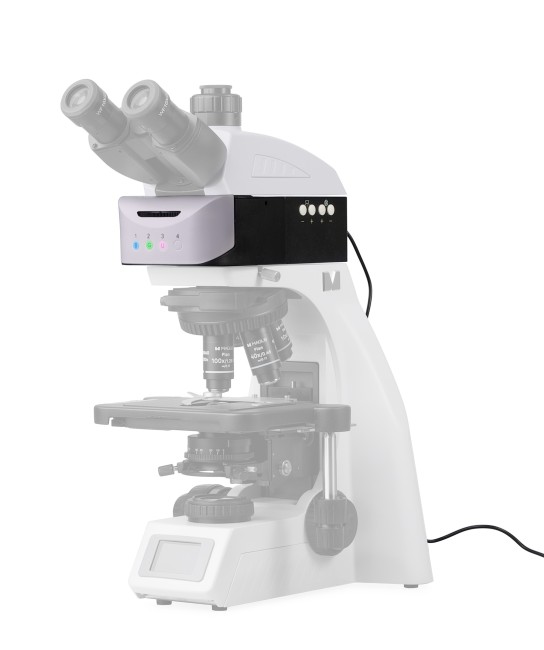 Насадка эпи-люминесцентная моторизованная MAGUS Epi-FL04M LED, блоки люминесцентных фильтров B/G/UV Насадка эпи-люминесцентная моторизованная MAGUS Epi-FL04M LED, блоки люминесцентных фильтров B/G/UV