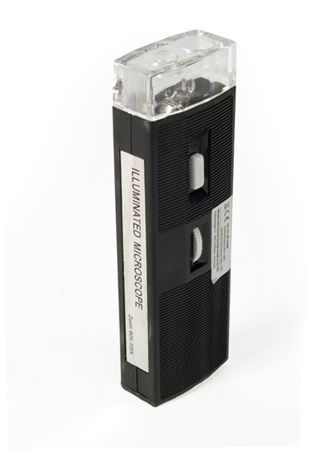 Микроскоп портативный Bresser 60x-100x с подсветкой