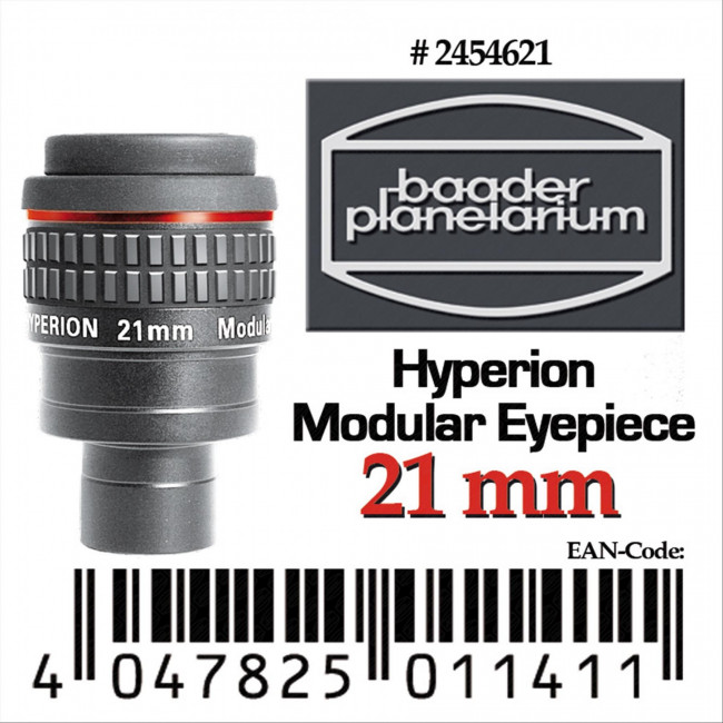 Окуляр Baader Planetarium Hyperion 21 мм, 1,25"-2" Окуляр Baader Planetarium Hyperion 21 мм, 1,25"-2"