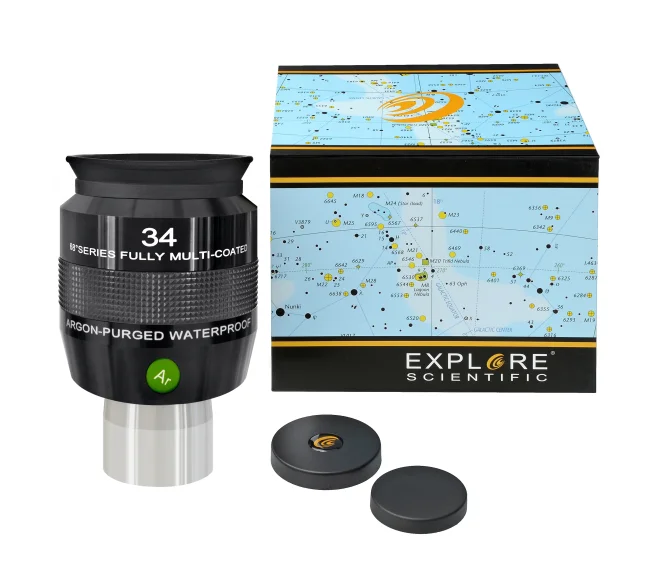 Окуляр Explore Scientific 68 гр Ar 34 мм, 2" Окуляр Explore Scientific 68 гр Ar 34 мм, 2"