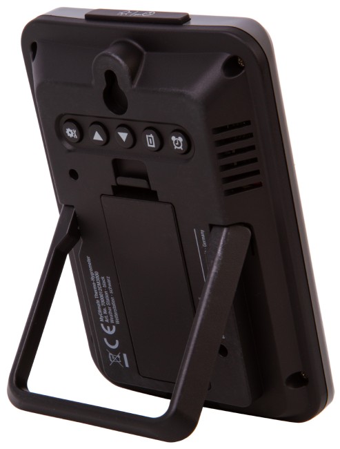 Гигрометр с часами Bresser MyClimate, черный