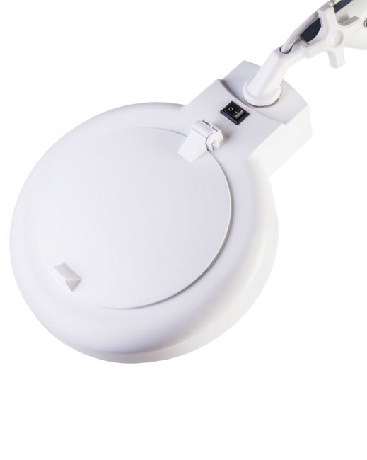 Настольная лампа-лупа с подсветкой Veber 8608D 5D, 5дптр, 120 мм