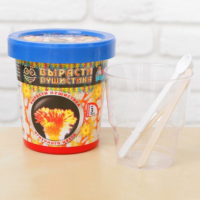 Вырасти огненного пушистика, опыт в ведерке Лучшие Эксперименты