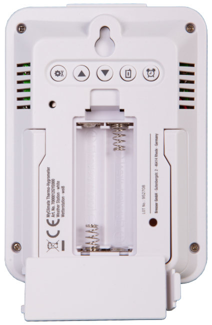 Гигрометр с часами Bresser MyClimate, белый Гигрометр с часами Bresser MyClimate, белый