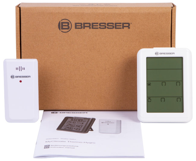 Гигрометр с часами Bresser MyClimate, белый Гигрометр с часами Bresser MyClimate, белый