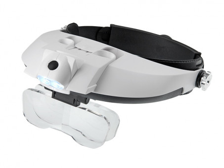 Лупа Veber 81001-G (лупа налобная с подсветкой)