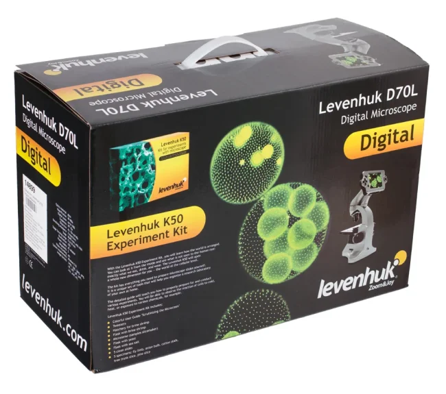 Микроскоп цифровой Levenhuk D70L, монокулярный (в комплекте набор для опытов) Микроскоп цифровой Levenhuk D70L, монокулярный (в комплекте набор для опытов)