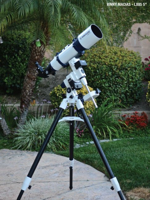 Телескоп Meade LX85 5" f/6 ахроматический рефрактор