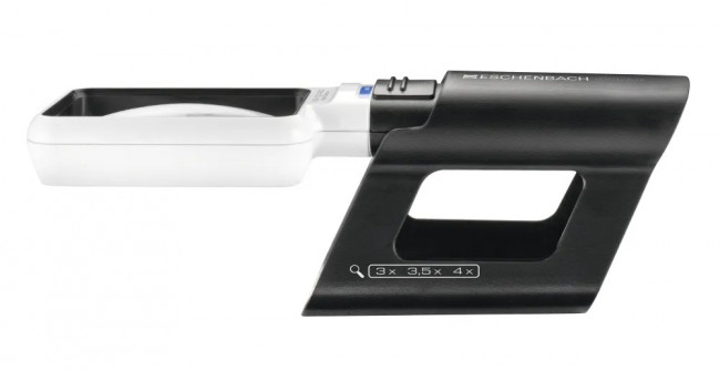 Лупа асферическая Eschenbach mobilux LED, 75х50 мм, 4.0х Лупа асферическая Eschenbach mobilux LED, 75х50 мм, 4.0х