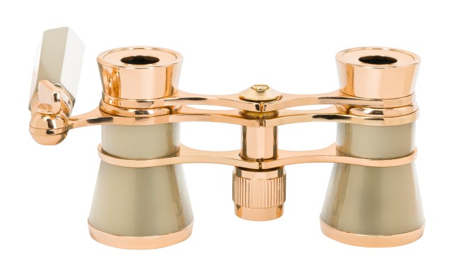 Театральный бинокль-лорнет Levenhuk Broadway 325E, золотистый Театральный бинокль-лорнет Levenhuk Broadway 325E, золотистый