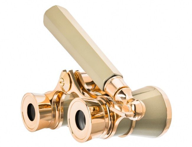 Театральный бинокль-лорнет Levenhuk Broadway 325E, золотистый Театральный бинокль-лорнет Levenhuk Broadway 325E, золотистый