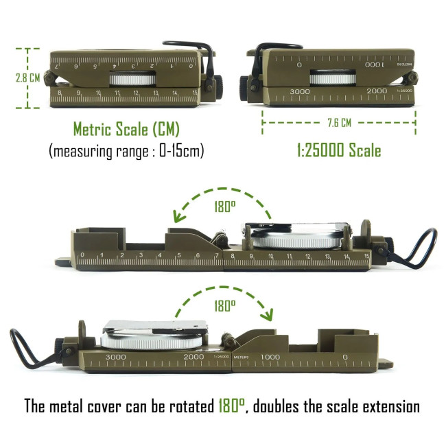 Компас тактический Eyeskey EK4076G