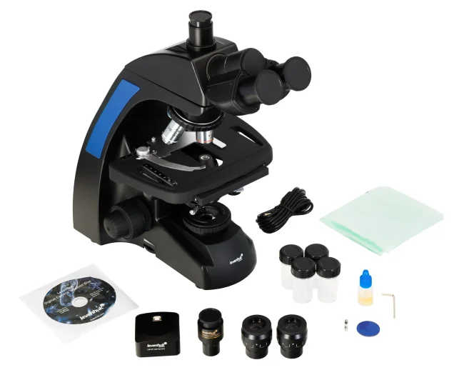 Микроскоп цифровой Levenhuk D870T, 8 Мпикс, тринокулярный Микроскоп цифровой Levenhuk D870T, 8 Мпикс, тринокулярный