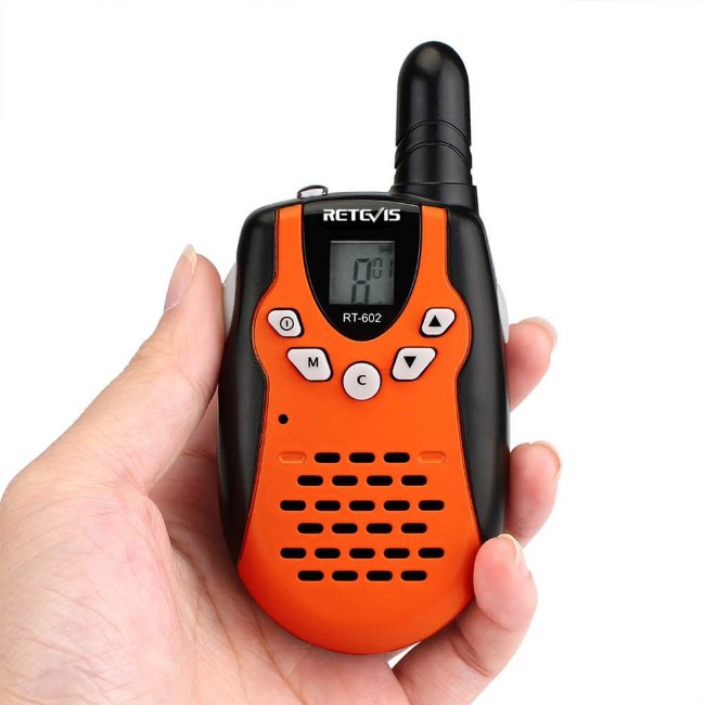 Рация Retevis Walkie-Talkie RT602 пара (оранжево-черная) Рация Retevis Walkie-Talkie RT602 пара (оранжево-черная)
