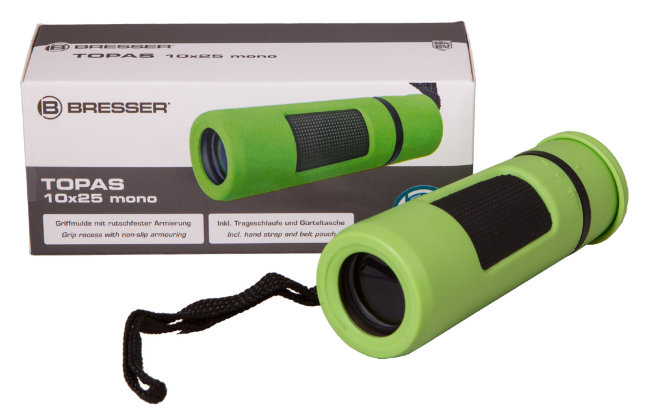 Монокуляр Bresser Topas 10x25 Green Монокуляр Bresser Topas 10x25 Green