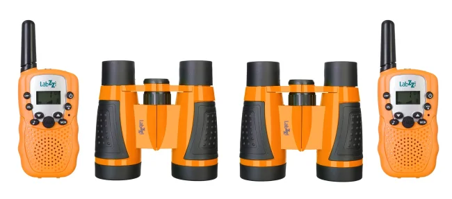 Комплект раций и биноклей Levenhuk LabZZ WTT10 Orange Комплект раций и биноклей Levenhuk LabZZ WTT10 Orange