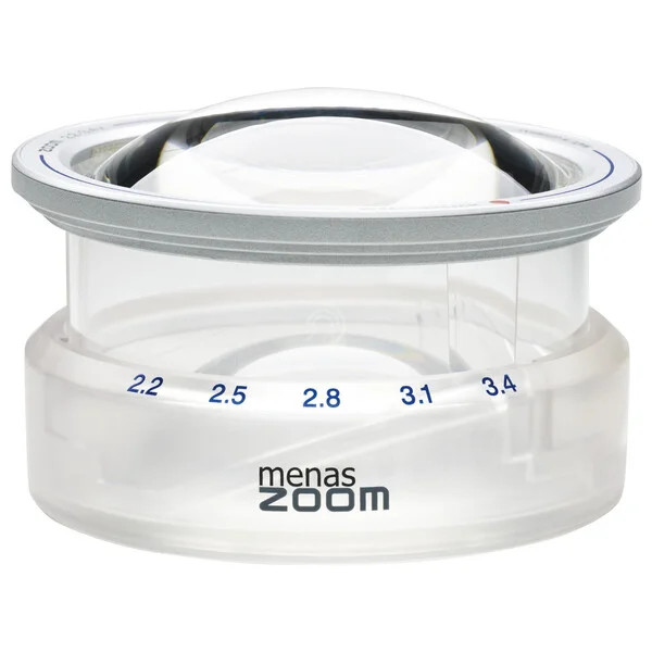 Лупа светопольная Eschenbach menas ZOOM, 65 мм, 2.2х-3.4х Лупа светопольная Eschenbach menas ZOOM, 65 мм, 2.2х-3.4х