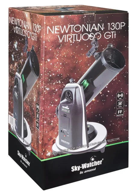 Телескоп Sky-Watcher Dob 130/650 Virtuoso GTi GOTO, настольный Телескоп Sky-Watcher Dob 130/650 Virtuoso GTi GOTO, настольный