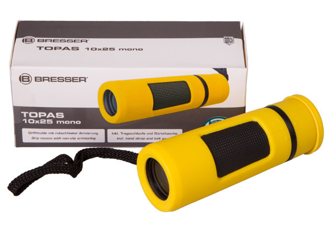 Монокуляр Bresser Topas 10x25 Yellow