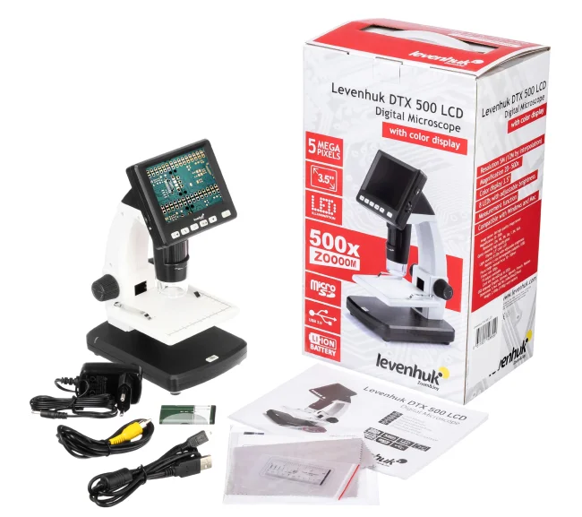 Микроскоп цифровой Levenhuk DTX 500 LCD Микроскоп цифровой Levenhuk DTX 500 LCD