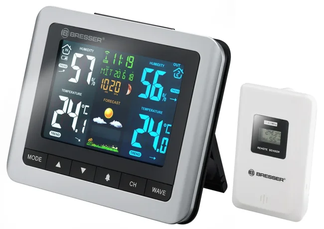 Метеостанция Bresser MeteoTemp WTM с цветным экраном Метеостанция Bresser MeteoTemp WTM с цветным экраном