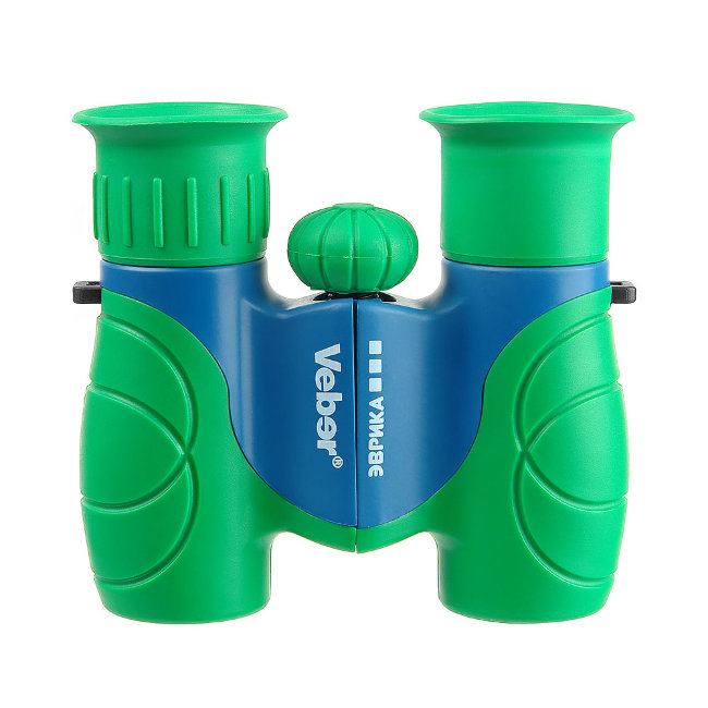 Бинокль детский Veber Эврика 6x21 G/B (зелен/синий) Бинокль детский Veber Эврика 6x21 G/B (зелен/синий)