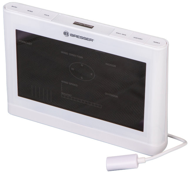 Метеостанция Bresser Comfort «5 в 1» с цветным дисплеем, белая Метеостанция Bresser Comfort «5 в 1» с цветным дисплеем, белая