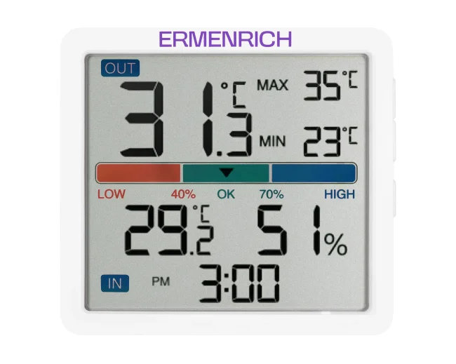 Термогигрометр Ermenrich Report WR10