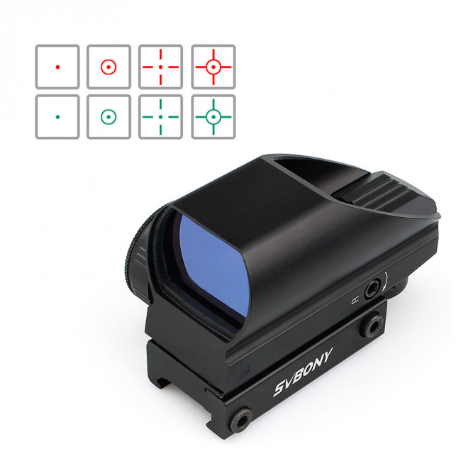 Прицел SVBONY с красной и зелёной точкой Прицел SVBONY с красной и зелёной точкой