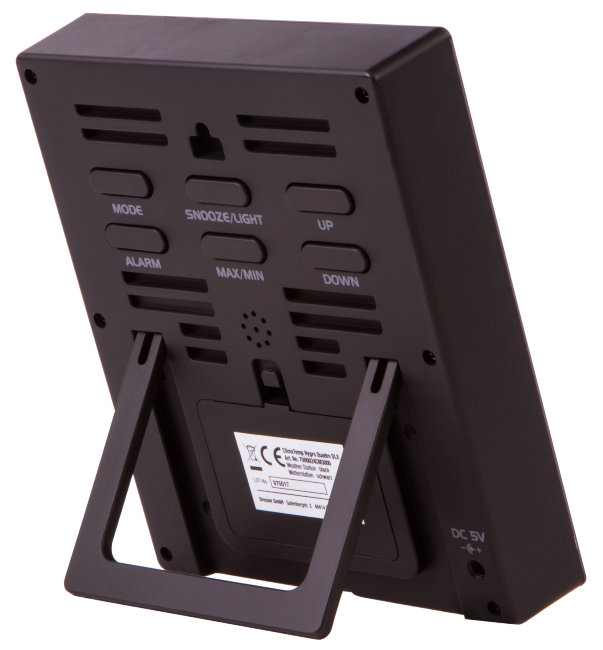 Метеостанция Bresser ClimaTemp Hygro Quadro с тремя датчиками, черная Метеостанция Bresser ClimaTemp Hygro Quadro с тремя датчиками, черная