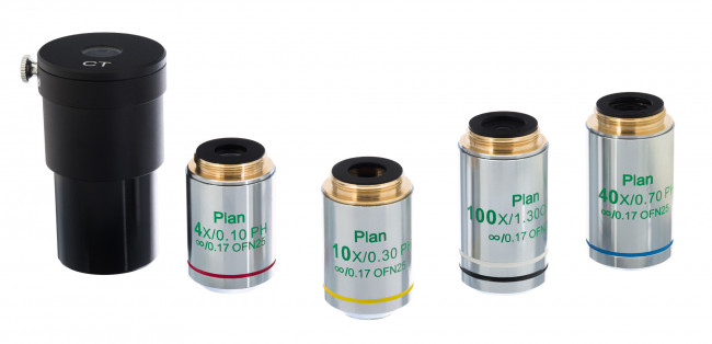 Фазово-контрастное устройство для микроскопов Levenhuk MED 30/35/40/45 (BF, DF) Фазово-контрастное устройство для микроскопов Levenhuk MED 30/35/40/45 (BF, DF)