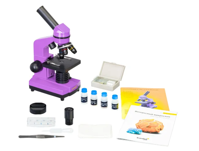 Микроскоп Levenhuk Rainbow 2L Amethyst\Аметист Микроскоп Levenhuk Rainbow 2L Amethyst\Аметист