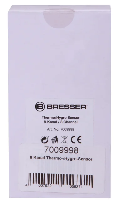 Датчик внешний Bresser для метеостанций Temeo Life и Meteo THBM/TP, восьмиканальный