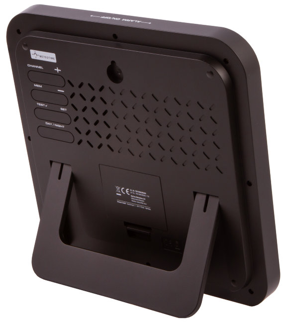 Часы настенные Bresser MyTime Meteotime LCD, черные Часы настенные Bresser MyTime Meteotime LCD, черные