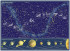 Карта звёздного неба (светящаяся в темноте, магнитная)