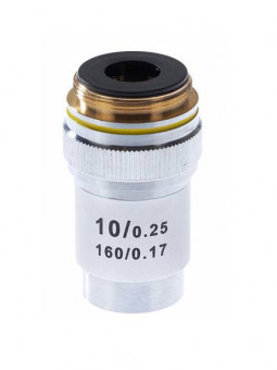 Объектив Микромед 10/0,25 160/0,17 (стандарт RMS) Объектив Микромед 10/0,25 160/0,17 (стандарт RMS)