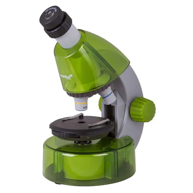Набор Levenhuk LabZZ MV1 Lime: микроскоп и книга Набор Levenhuk LabZZ MV1 Lime: микроскоп и книга