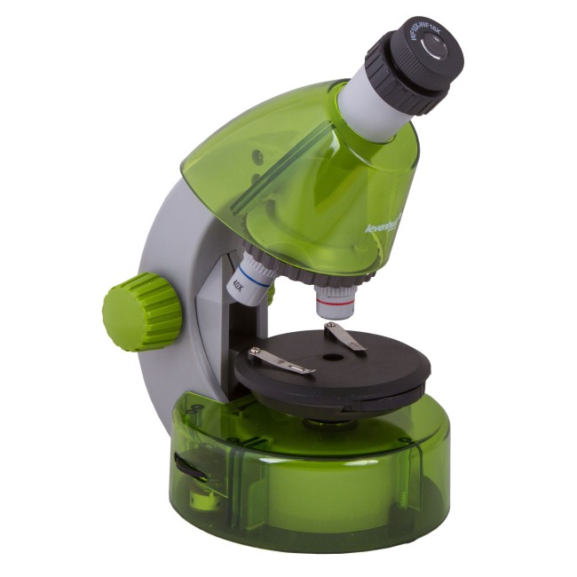 Набор Levenhuk LabZZ MV1 Lime: микроскоп и книга Набор Levenhuk LabZZ MV1 Lime: микроскоп и книга