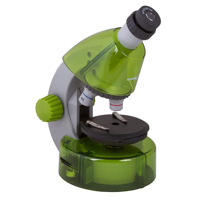 Набор Levenhuk LabZZ MV1 Lime: микроскоп и книга Набор Levenhuk LabZZ MV1 Lime: микроскоп и книга