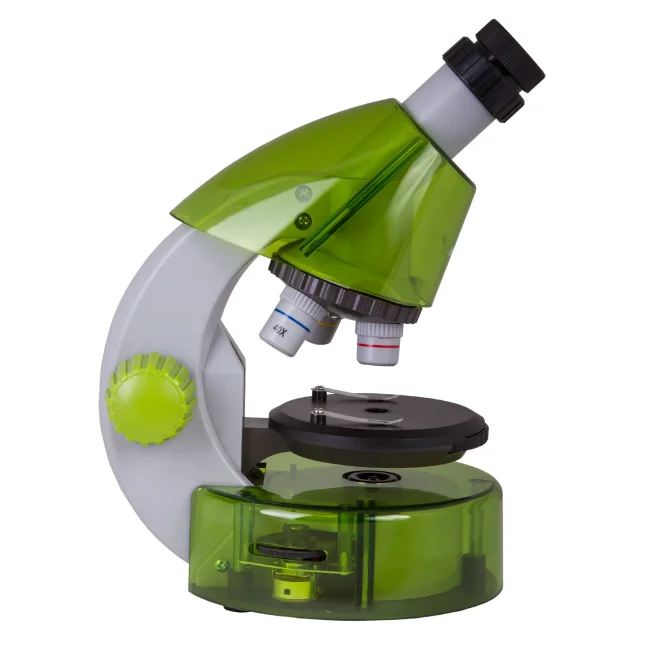 Набор Levenhuk LabZZ MV1 Lime: микроскоп и книга Набор Levenhuk LabZZ MV1 Lime: микроскоп и книга