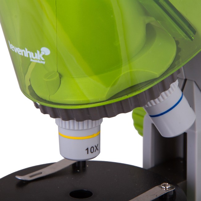 Набор Levenhuk LabZZ MV1 Lime: микроскоп и книга Набор Levenhuk LabZZ MV1 Lime: микроскоп и книга