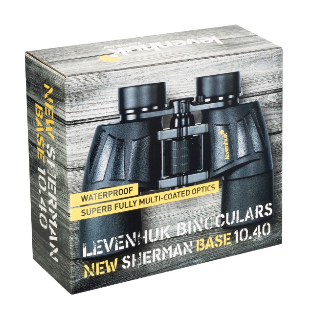 Бинокль Levenhuk New Sherman BASE 10x40 Бинокль Levenhuk New Sherman BASE 10x40